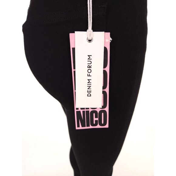 Aritzia Denim Forum The Nico Mid Rise Skinny Crop Jean Size 24 XS Black Stretch - Picture 12 of 16